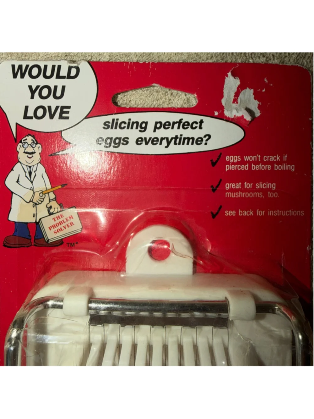 Vintage NOS Acme International Egg Slicer & Piercer Plastic/Metal